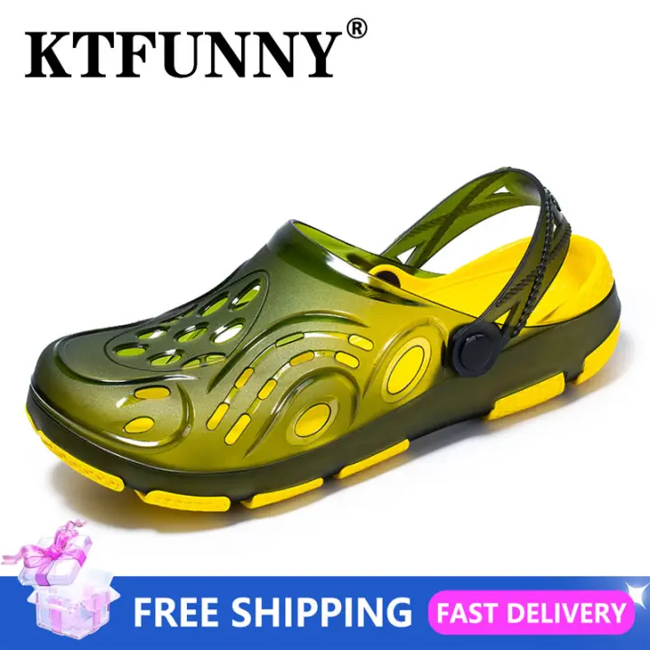 mens jelly sandals