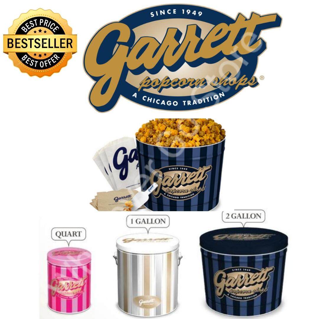 Garrett Popcorn, Caramel Crisp Flavour, 2 Gallon Family Tin Size Lazada