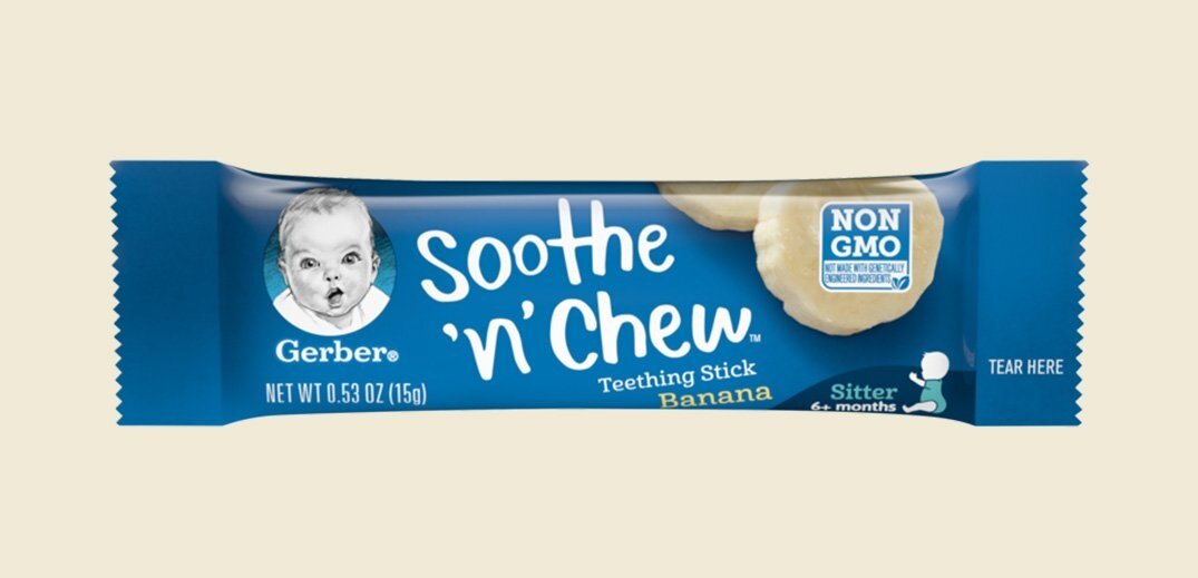 Banana Soothe And Chew Gerber Teething Sticks Save On Gerber