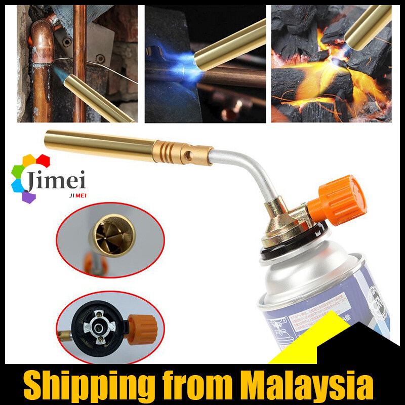 Gas Torch Gas Burner Brazing Blowtorch Welding Fire Maker Tool+Rods