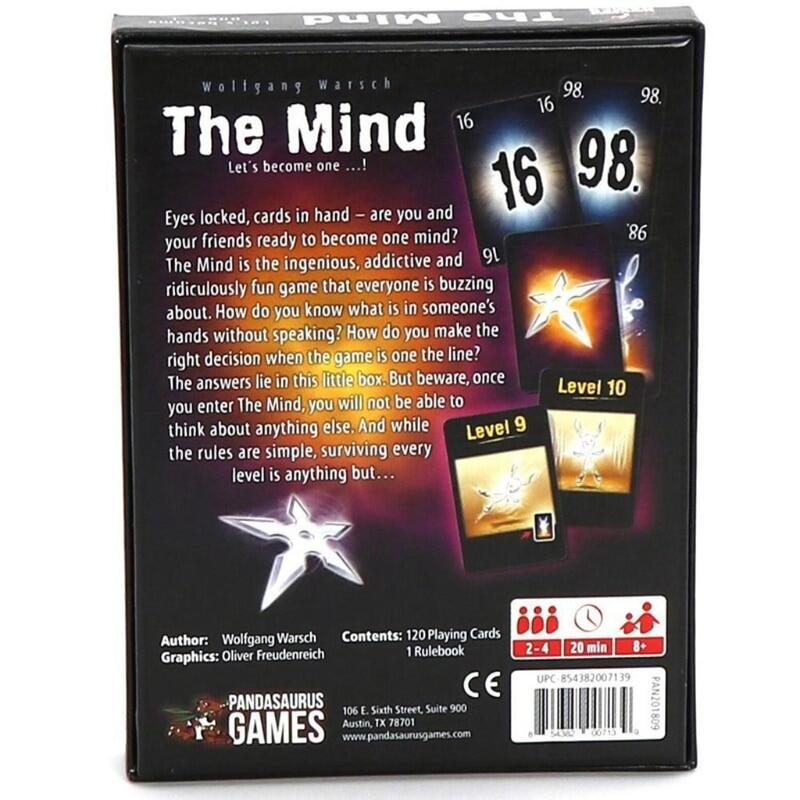 The Mind Card Party Puzzle Board Team Experience Interactive