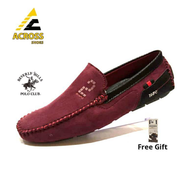red polo loafers