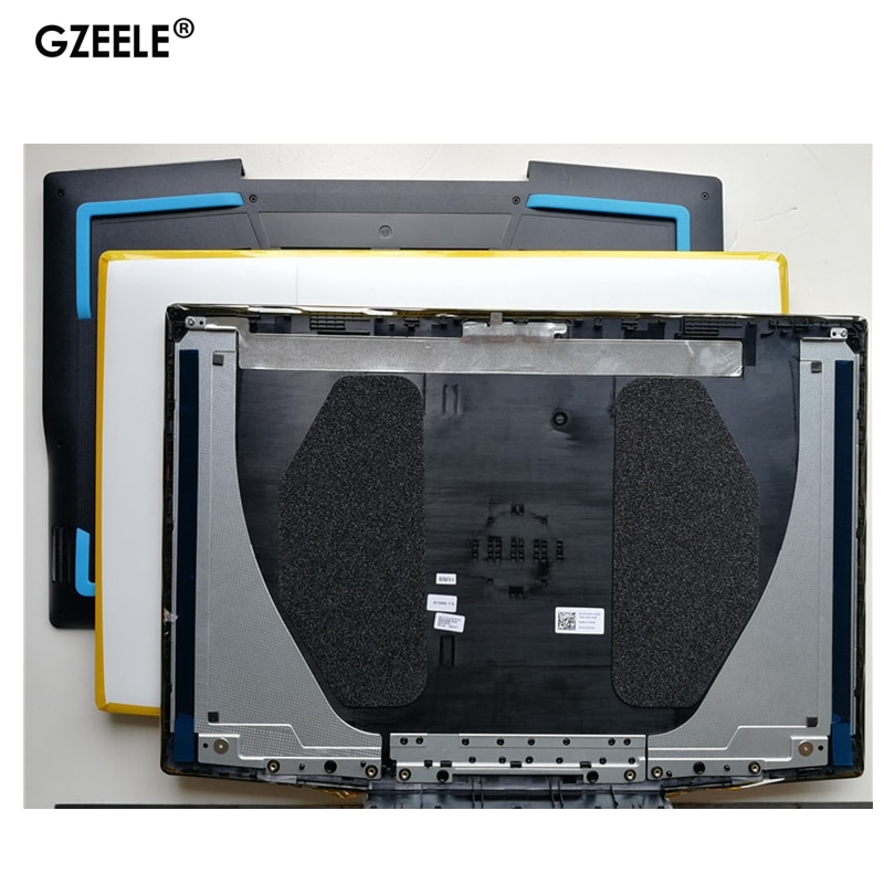 New For Dell G3 15 3590 LCD Back Cover Blue Logo Rear Lid Top Case Black 0747KP