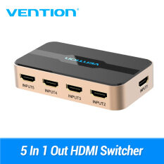 Vention chuyển đổi HDMI Splitter 5 Input 1 Output HDMI Switch 5×1 hdmi port hub hdmi spliter for XBOX 360 PS4 Smart Android HDTV 4K 5 in 1 out HDMI Switcher Adapter