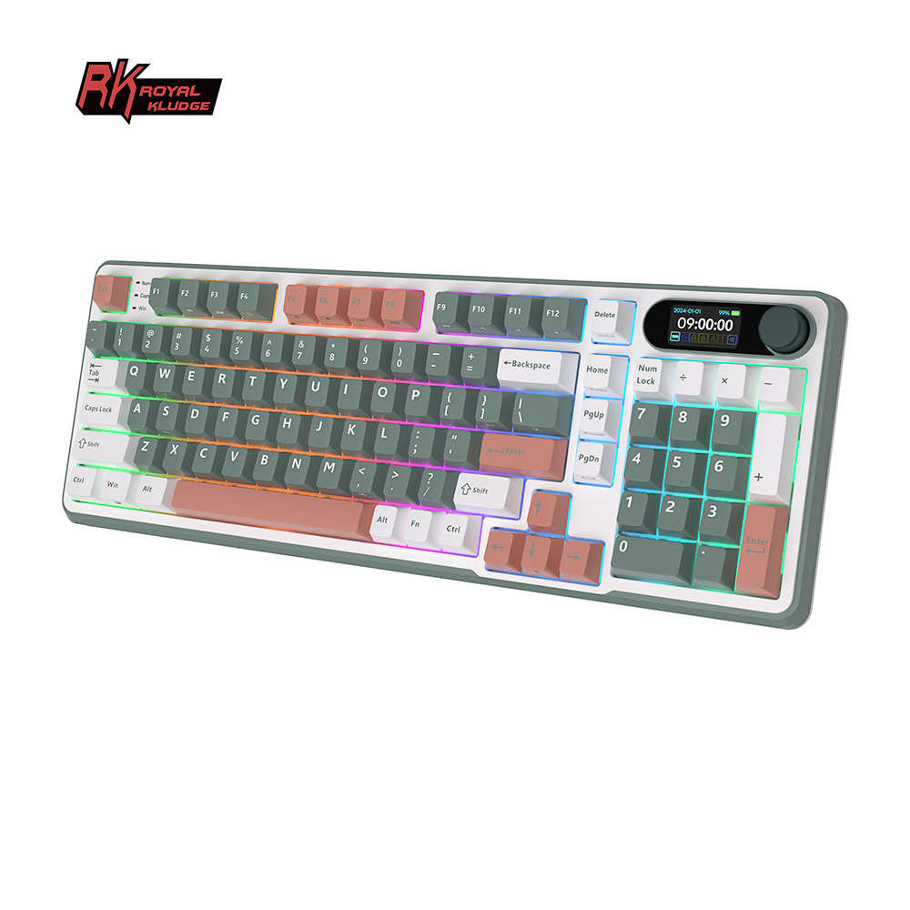 Rk Hoàng Gia Kludge Rk S98 98 Key Tri-Chế Độ RGB Có Dây Bluetooth 2.4G ...