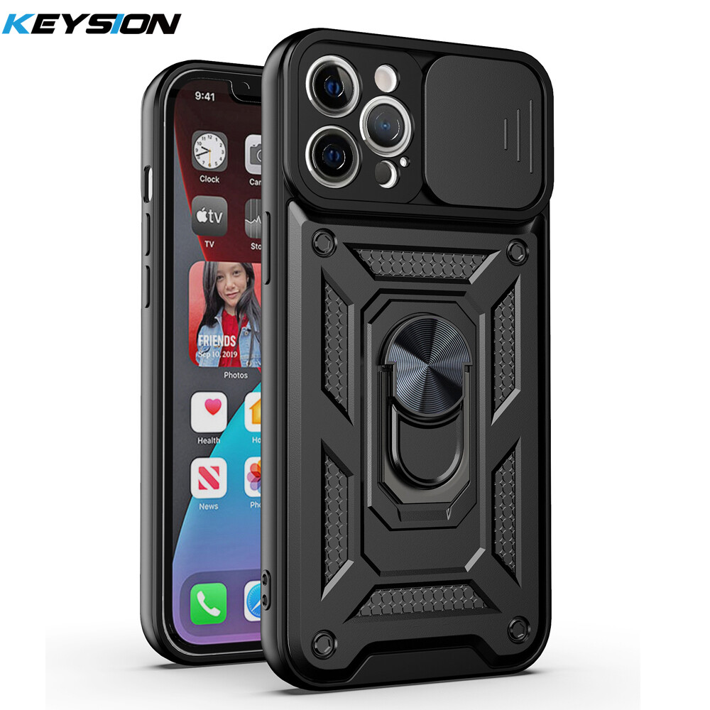 Ốp Chống Sốc KEYSION, Camera Kéo Đẩy Cho iPhone X XR XS Max Ốp Bảo Vệ Điện Thoại Dành Cho iPhone 8 7 6S Plus