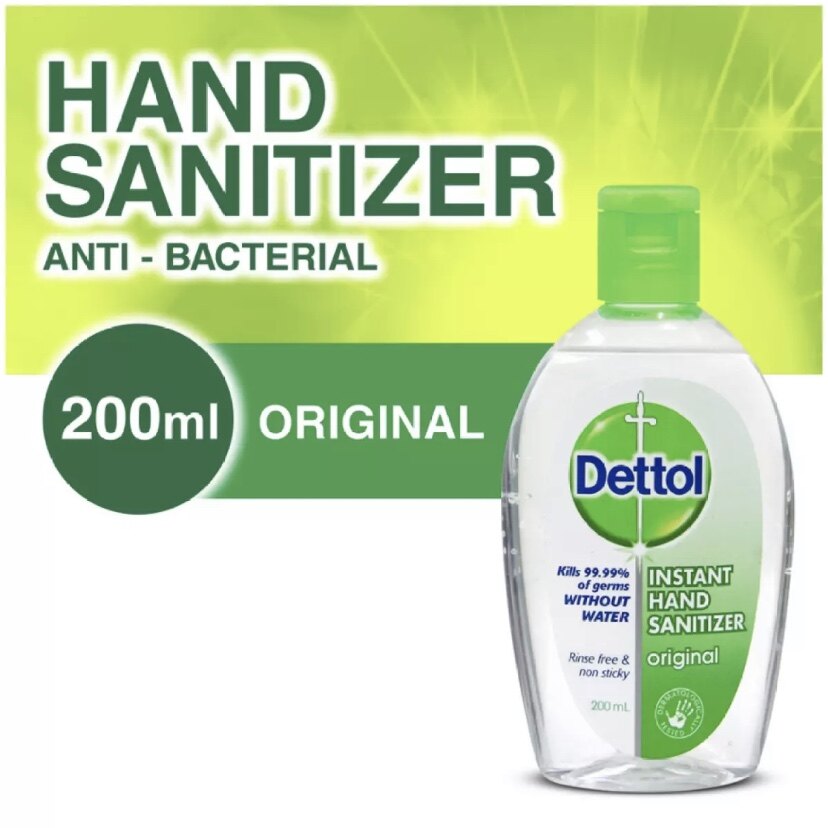 Dettol Instant Hand Sanitiser Original 200ml Lazada