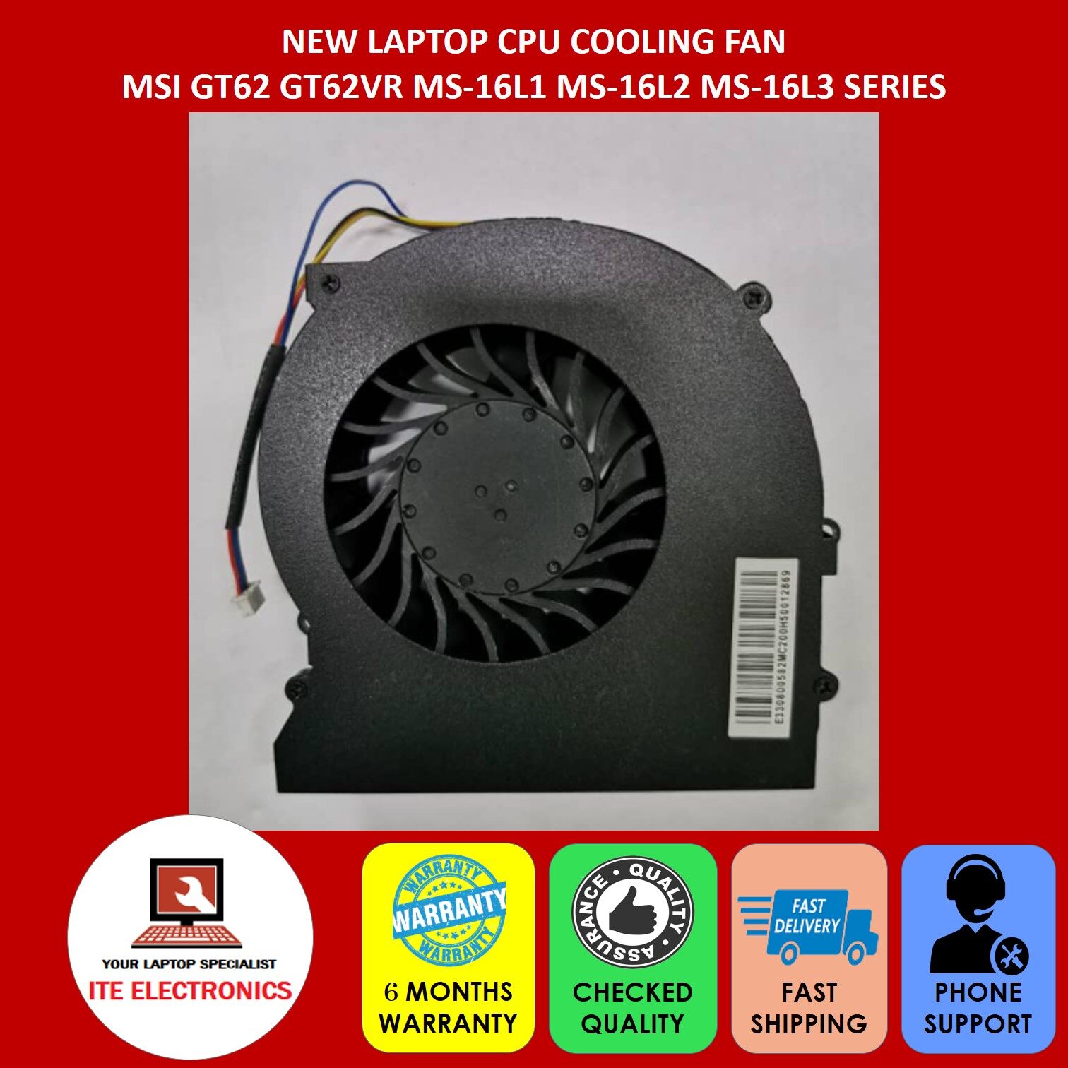 NEW MSI GT62 GT62VR MS-16L1 MS-16L2 MS-16L3 SERIES LAPTOP CPU