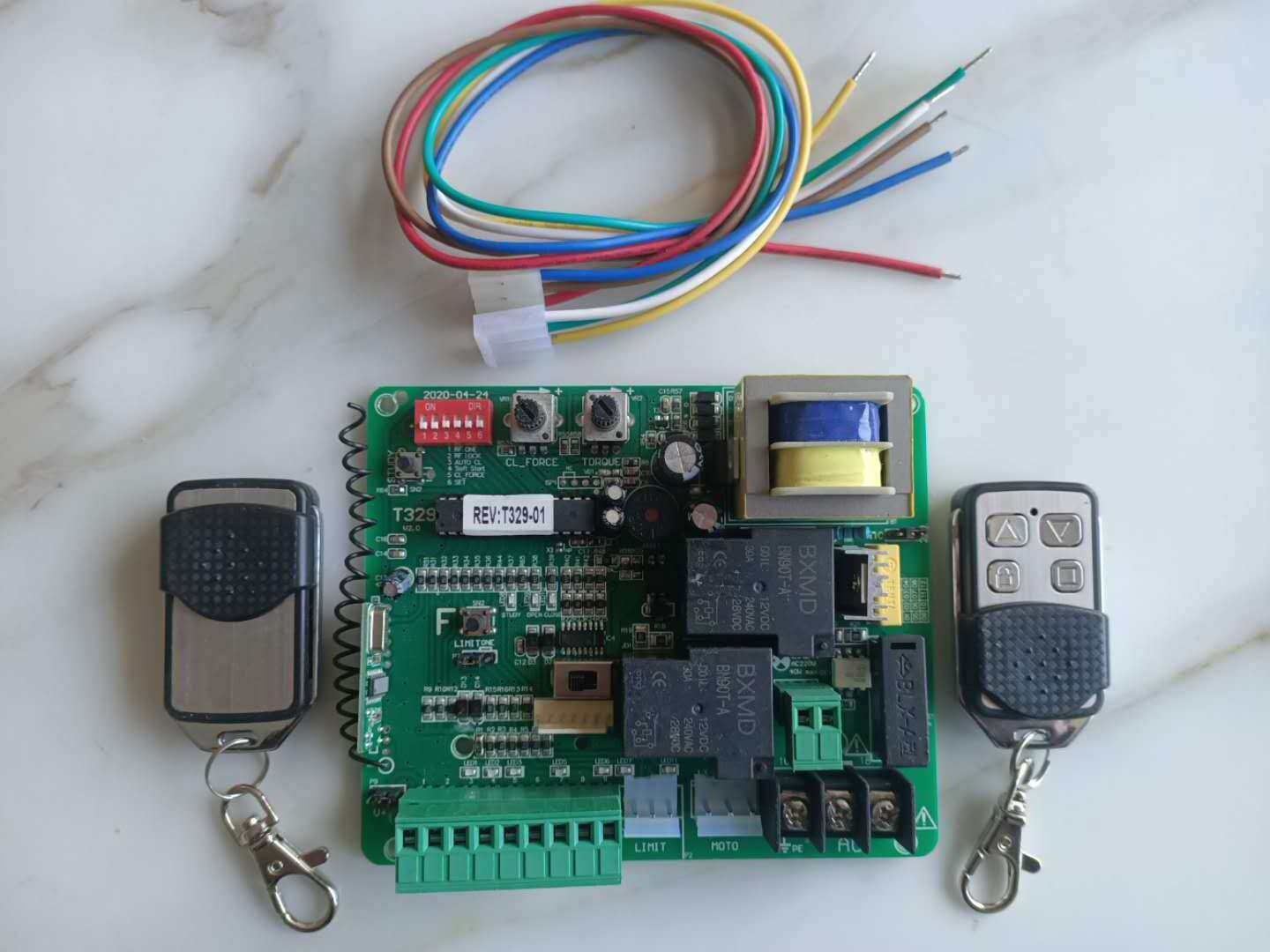 Bảng Điều Khiển Động Cơ Mở Cổng Trượt, Bộ Điều Khiển PCB Không Mở Cổng Trượt Với Điều Khiển Từ Xa RF