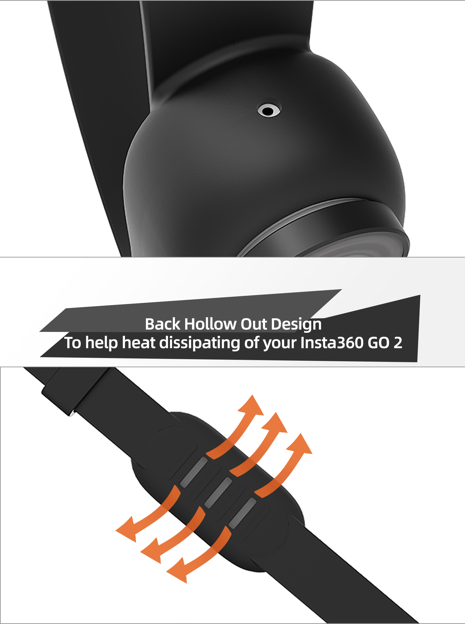 Camera Strap Silicone Protective Cover For Insta360 GO 2 Wristband Palm Backpack Stripe Bicycle Strap Cat Collar Accessories