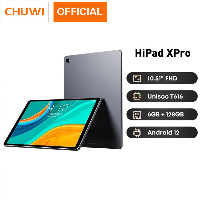 CHUWI HiPad XPro Tablet Android 12 Tablets 6GB 128GB 10.5 Inch FHD