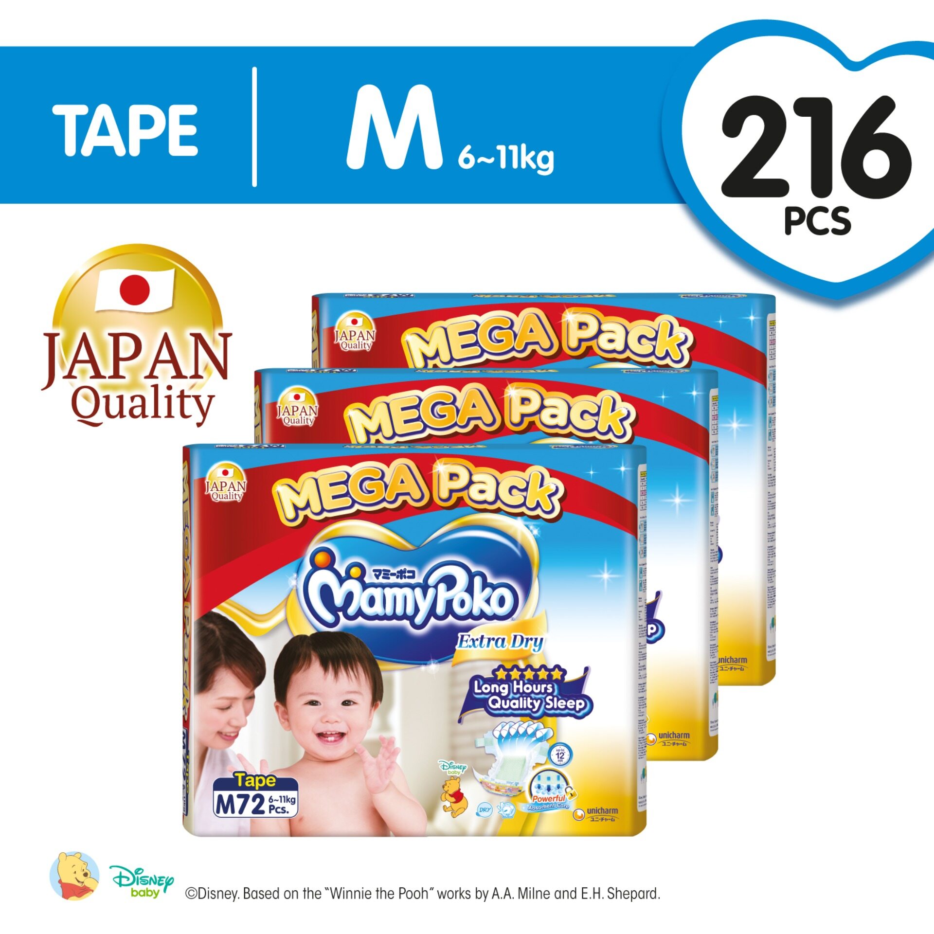 mamypoko extra dry mega pack