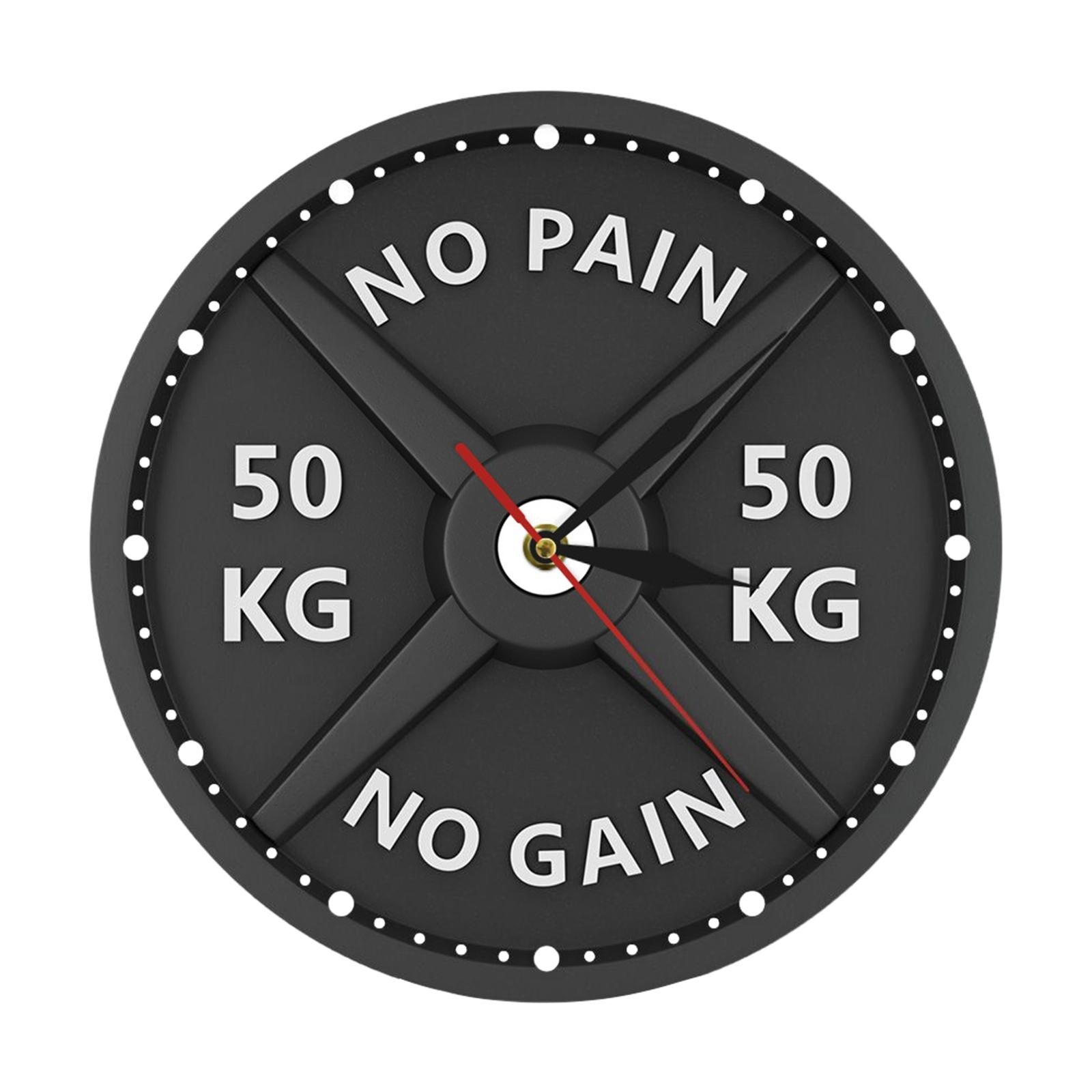 Gym Wall Clock Decoration