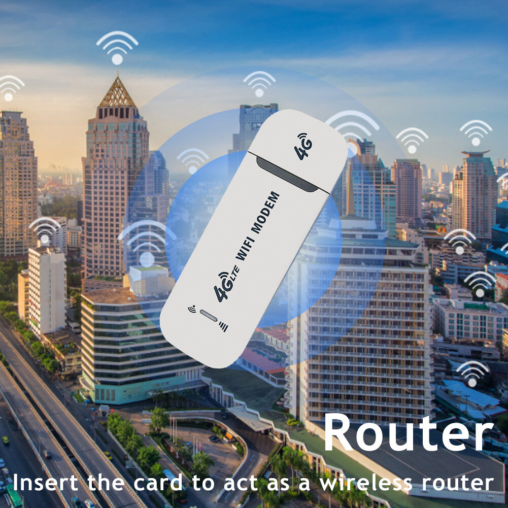 【Plug And Play 】🔔4G LTE Unlocked Universal Wireless Small WiFi Modem Router Dongle 150Mbps
