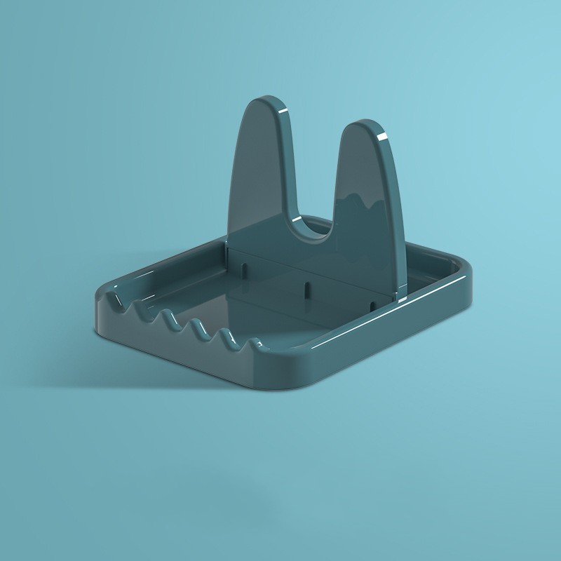 Polocat Household Vertical Foldable Lid Rack PP Desktop Multi-function Kitchen Rack Soup Spoon Spatula Storage Rack