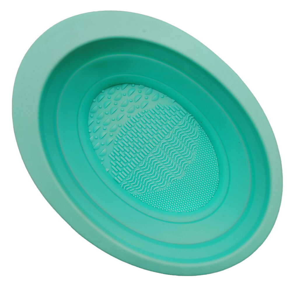 BeautyBigbang Soft Silicone Makeup Brush Folding Cleaning Bowl Brushes Cleaning Mat Cosmetic Eyeshadow Brush Cleaner Colorful Scrubber Box 1PC