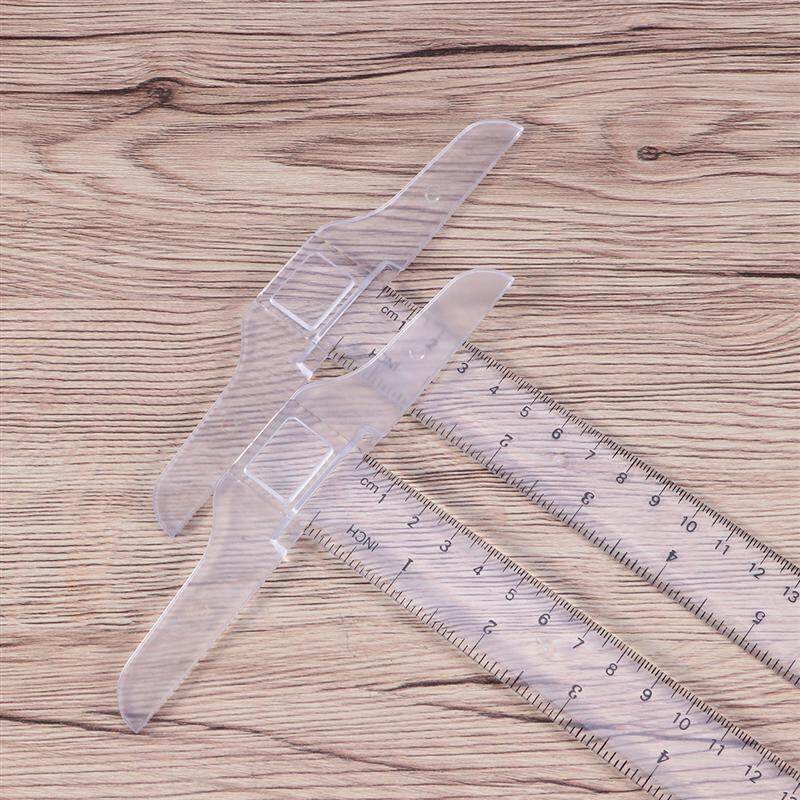 2 Chiếc Thước Nhựa Cân Hai Mặt Hình Vuông Chữ T 30Cm Thước Đo Hình Chữ T Để Soạn Thảo Và Bố Trí Công Việc Chung (Inch, Cm)