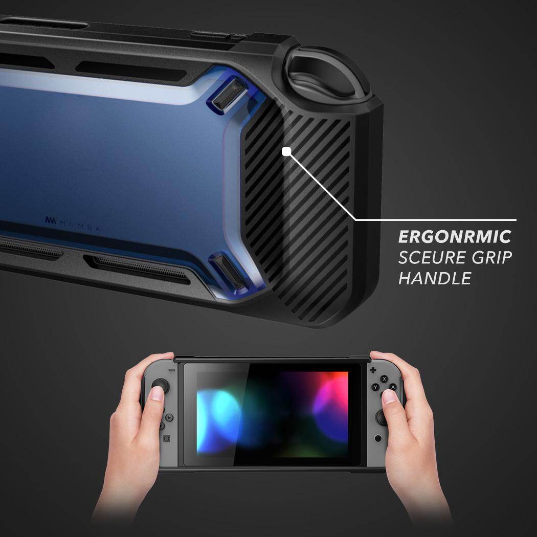 Ốp chống sốc mumba cho Nintendo Switch, Ốp vỏ cứng cao su mỏng gắn trên Nintendo Switch 2017