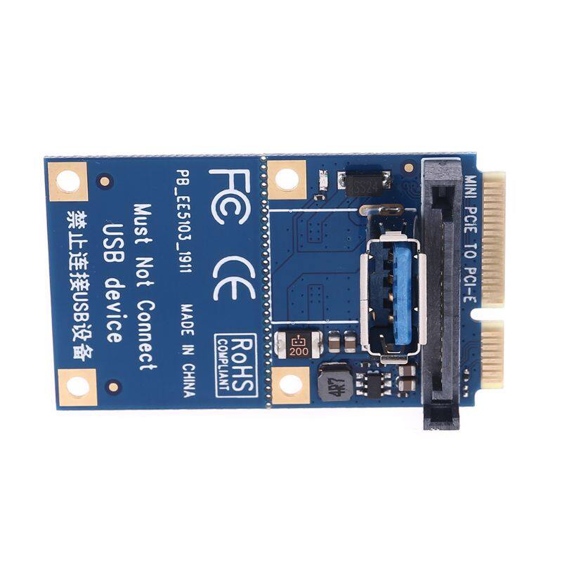 Bộ Chuyển Đổi Cổng Thẻ Riser Mini PCIE Sang PCI-E X4 Đầu Nối Thẻ Đồ Họa PC Với Cáp Mở...