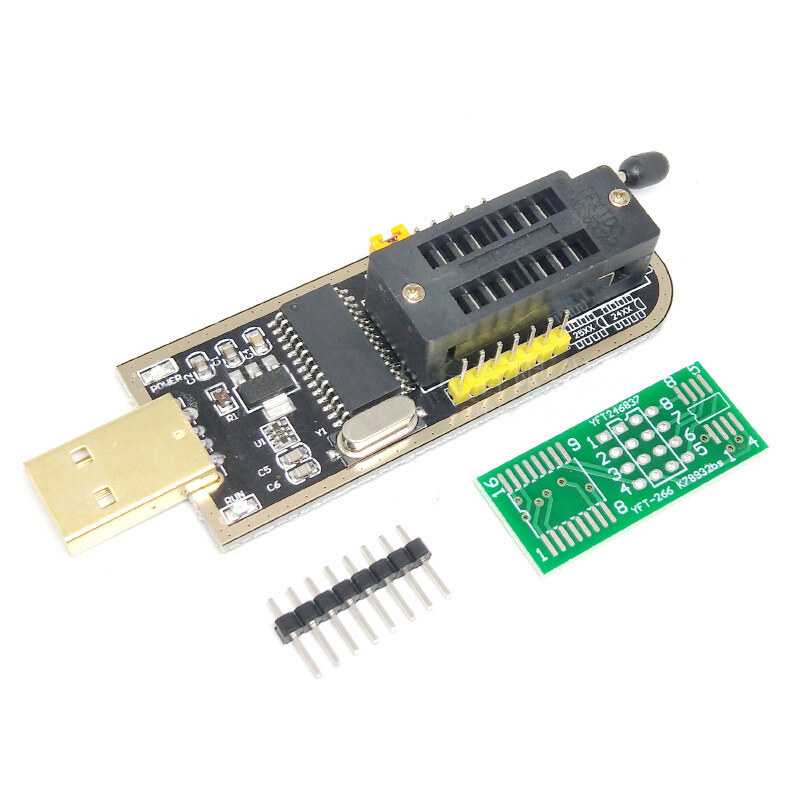 Bộ Lập Trình USB BIOS EEPROM Flash CH341A 24 25 Series Với Phần Mềm & Trình Điều Khiển