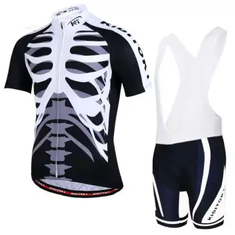 skeleton cycling shorts