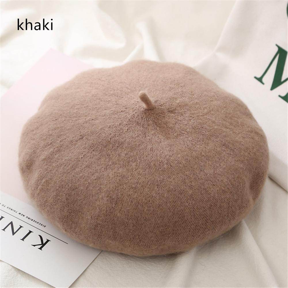 Women Winter Wool Beret Hats French Hat Girls Solid Color Fashion Autumn Beret Hat For Women Flat Cap Hat Felt Berets