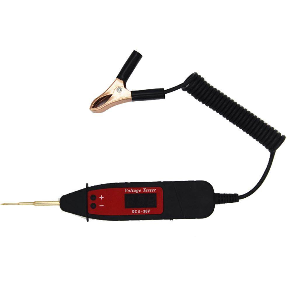 Universal Multifunctional Car Digital LCD Electric 5-36V Voltage Test Pen Probe Detector Tester LE-D Light Automotive Diagnostic Tool