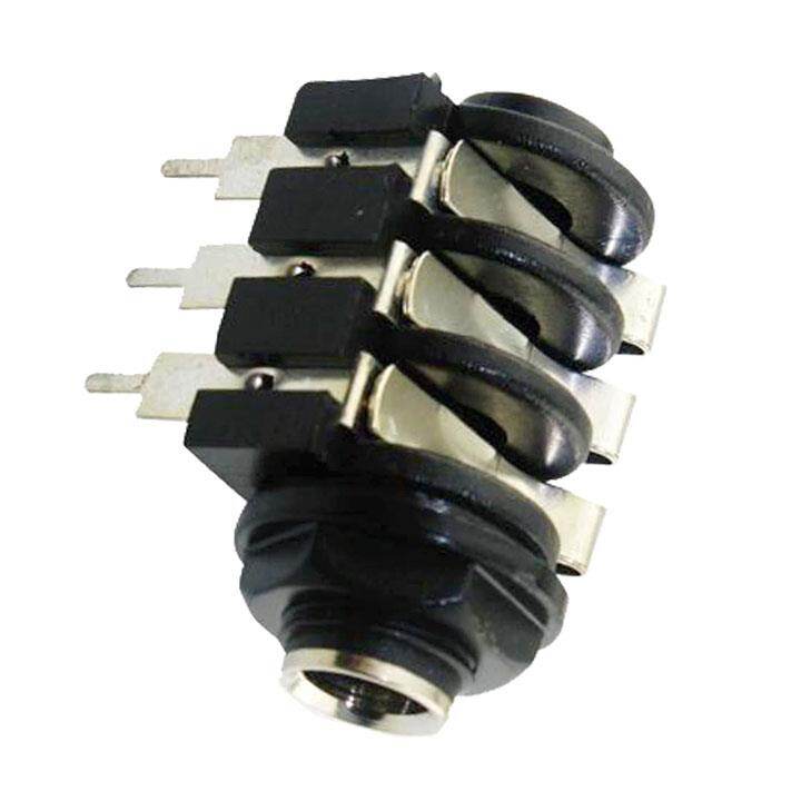 Jack Mic 6.35mm 6P Cái Chân Cắm