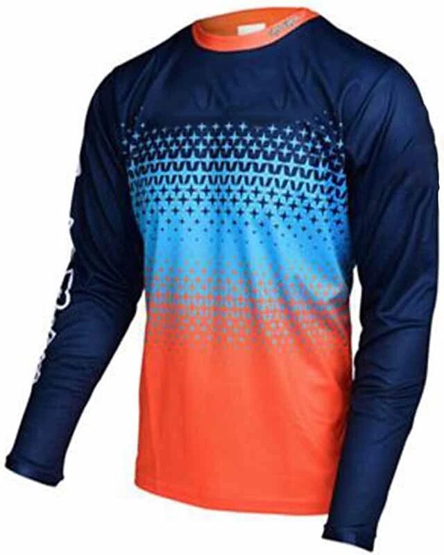 orange mountain bike jersey