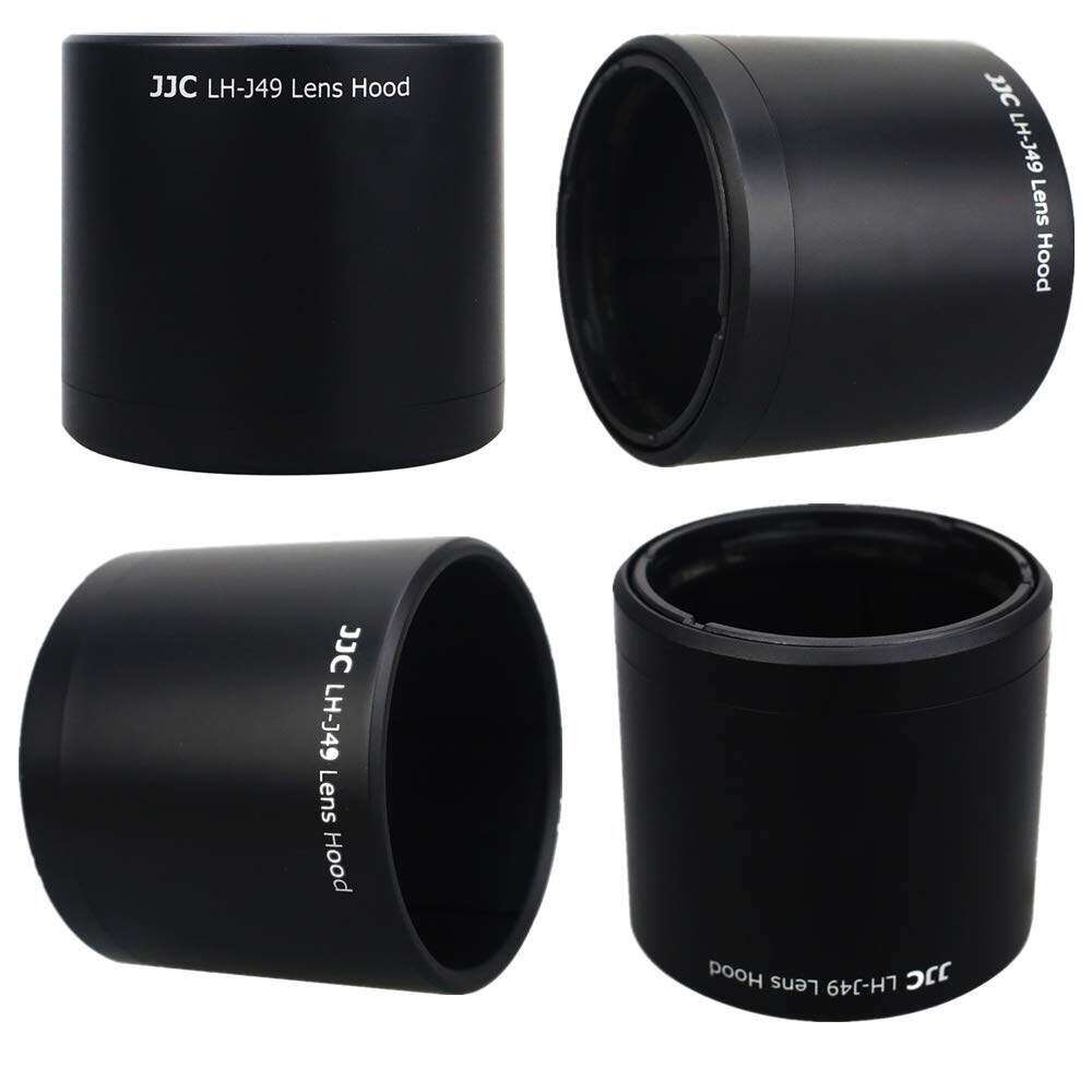 JJC Reversible Lens Hood Shade for OLYMPUS M.ZUIKO DIGITAL ED 60mm F2.8 Macro Lens Replace Olympus LH-49