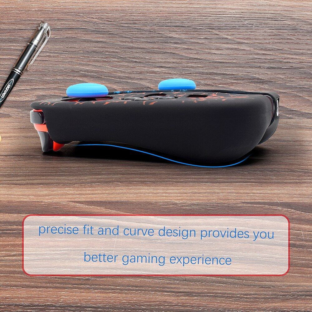 Solft Silicone Case for Nintendo Switch Oled Joycon Cover Case with Thumbstick caps for NS Switch Controller Grip Joy-con Cover