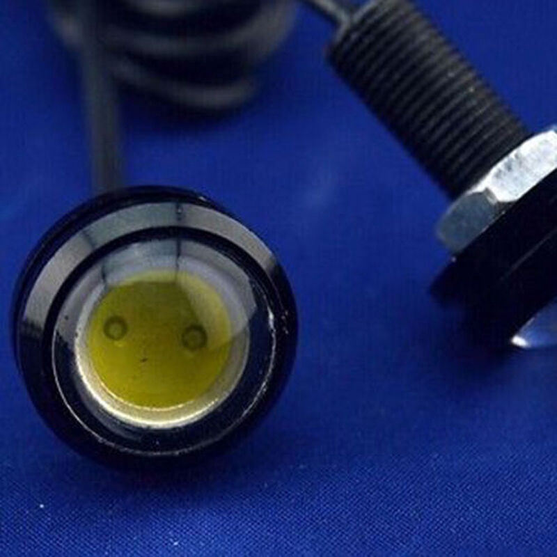 12V 10W LED Round Car Daytime Running Light DRL Head Lamp Eagle Eye White Light