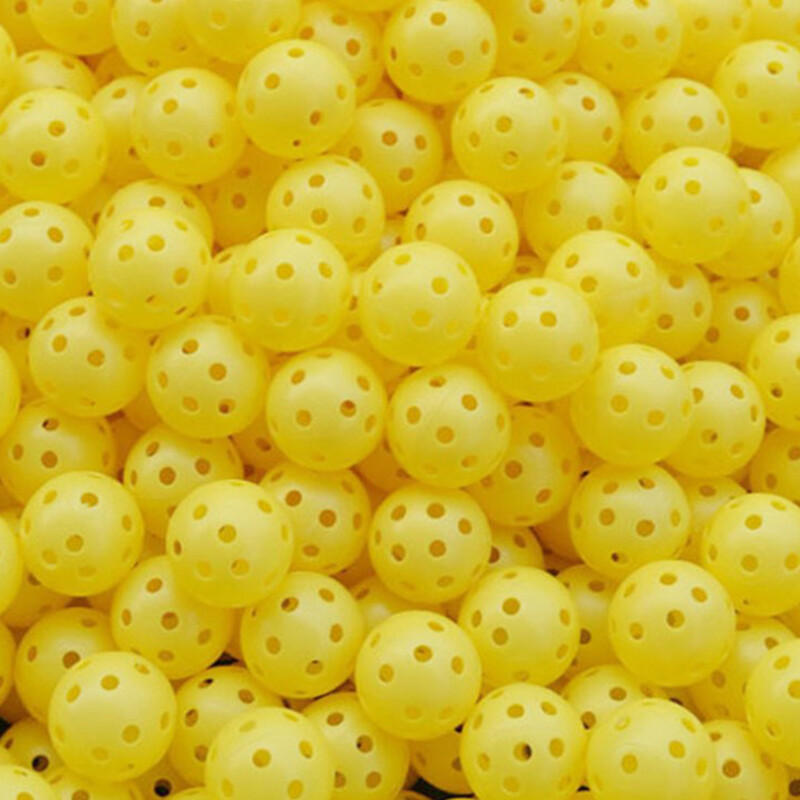 Sanba 10pcs Indoor golf ball golf practice balls golf light ball have hole Golf Traini
