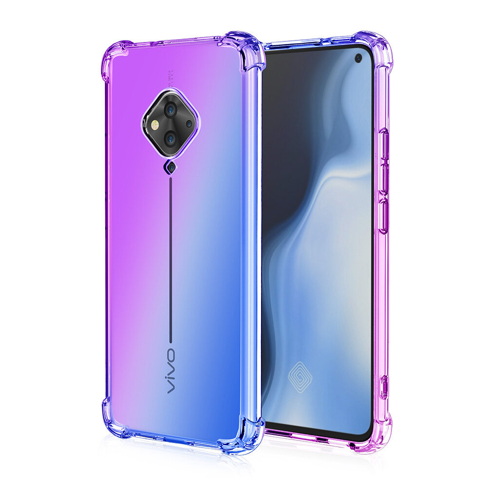 XICCI for Vivo S1 Pro/Vivo V17 Gradient Color Case Cover Soft TPU Silicone Phone Cases Back Cover Shockproof Casing
