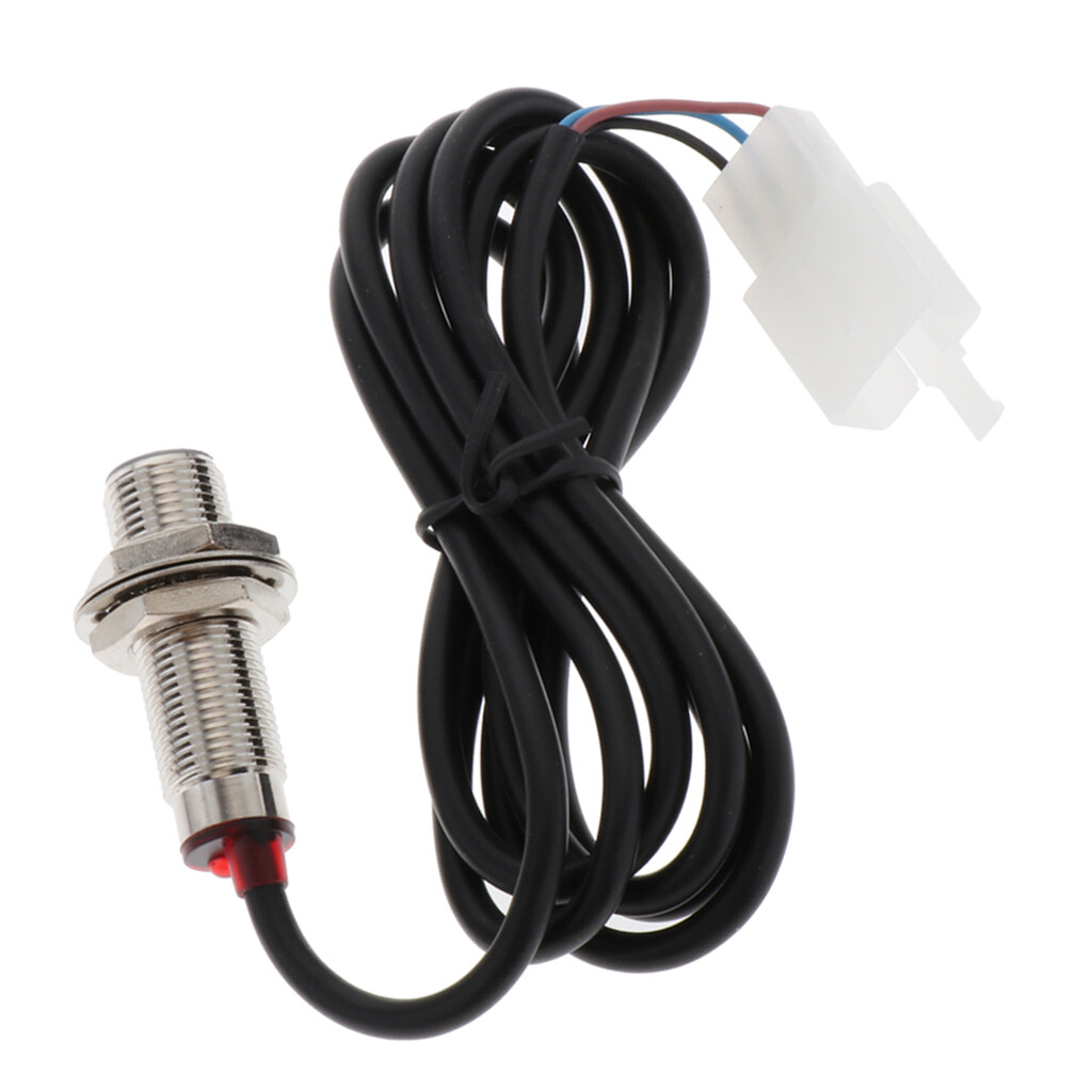 WDCOOL 12V Motorcycle Speedometer Cable Sensor Case Digital Odometer 85cm