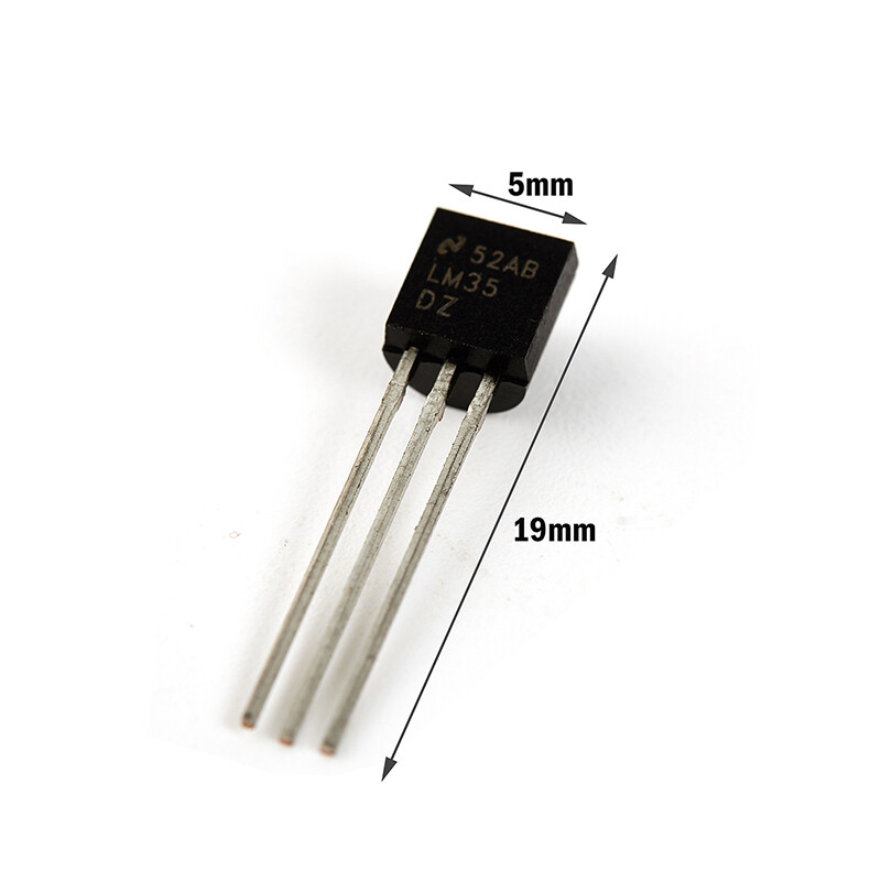 UNI 10PCS LM35DZ TO-92 LM35 Precision Centigrade Temperature Sensors