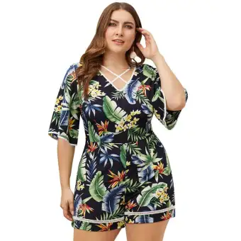 plus size beach jumpsuit