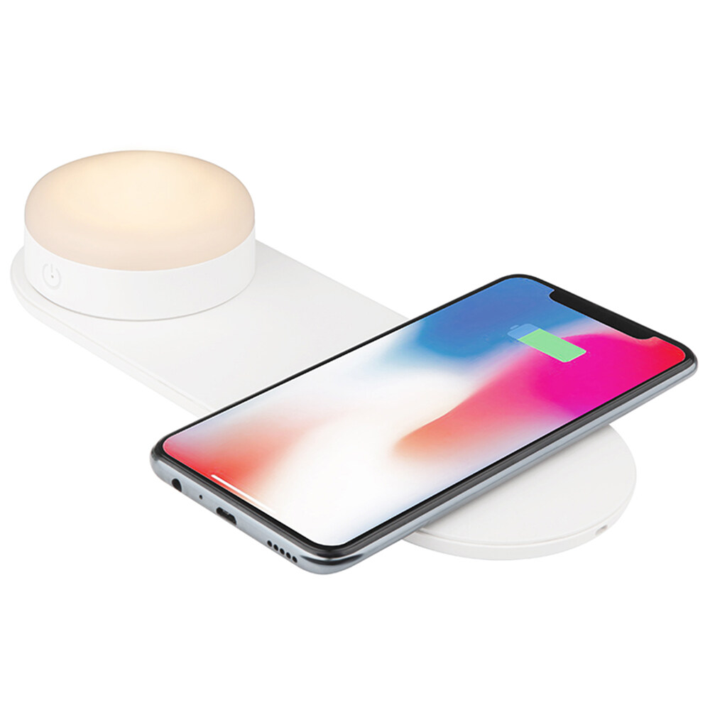 night lamp with wireless charger