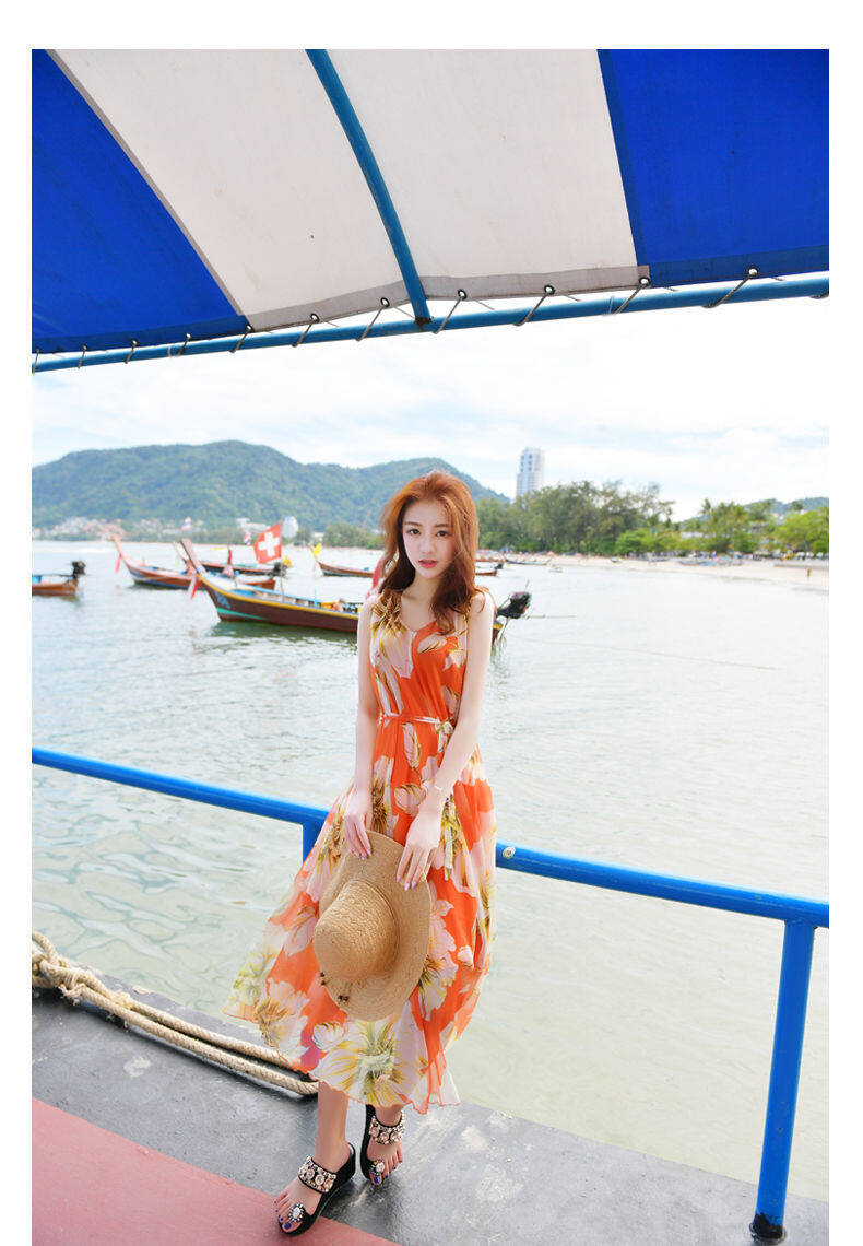 Women's Long Dress Summer Sleeveless Dress