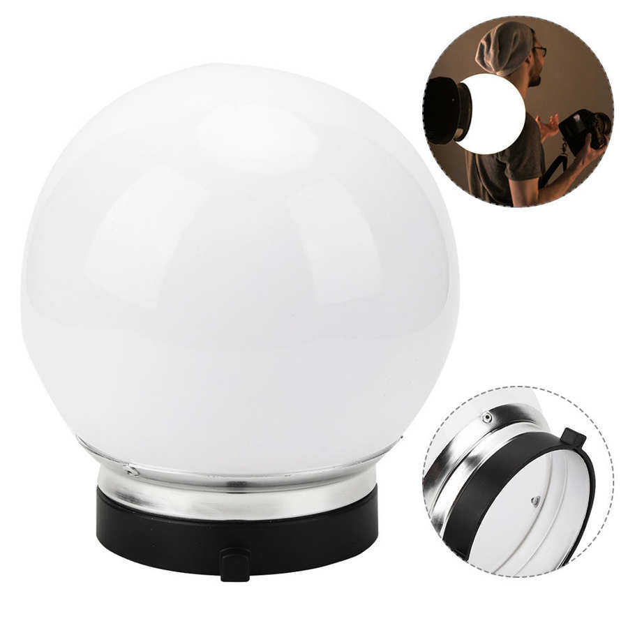 15Cm Soft Light Diffuser Ball General Flash Lampshade For Bowens Mount Light Flash Diffuser Photograpic Studio Accessories