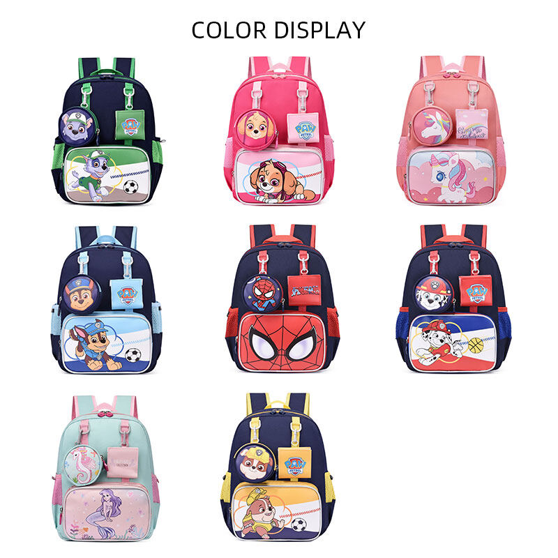 ELACCENT Cartoon children's kindergarten schoolbag large capacity backpack primary school backpack