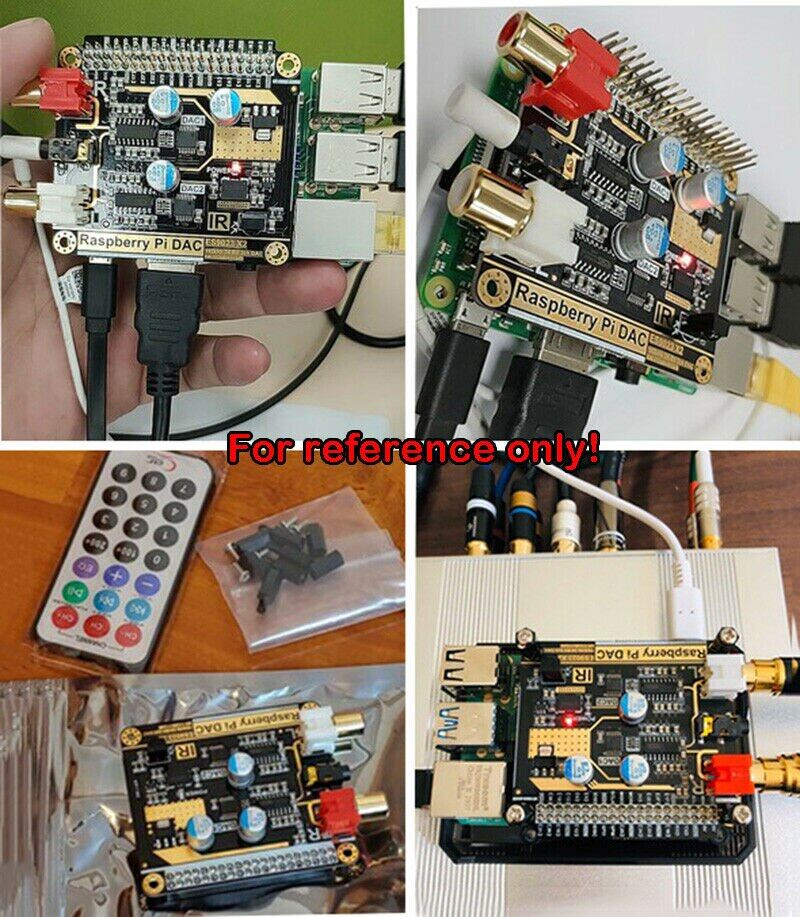 1 Buah Volumio Moode Raspberry Pi DAC Raspberry Pi 4B HIFI Giải Mã Kép DAC I2S Audio > Home Audio > Receivers & Amplifiers
