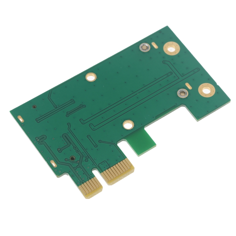 Card Mạng Wifi Không Dây Bộ Chuyển Đổi Máy Tính Để Bàn Mini PCI-E Sang PCI-E 1X + 2 Ăng Ten