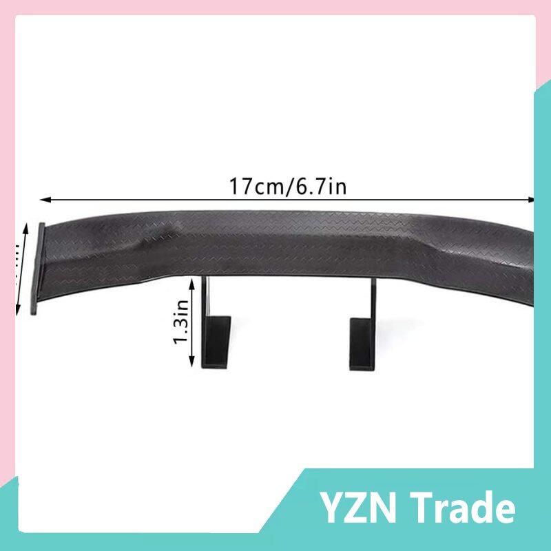 Car Tiny Tail Wing Black ABS Mini Rear Wing Spoiler Universal Car Refitting Tool