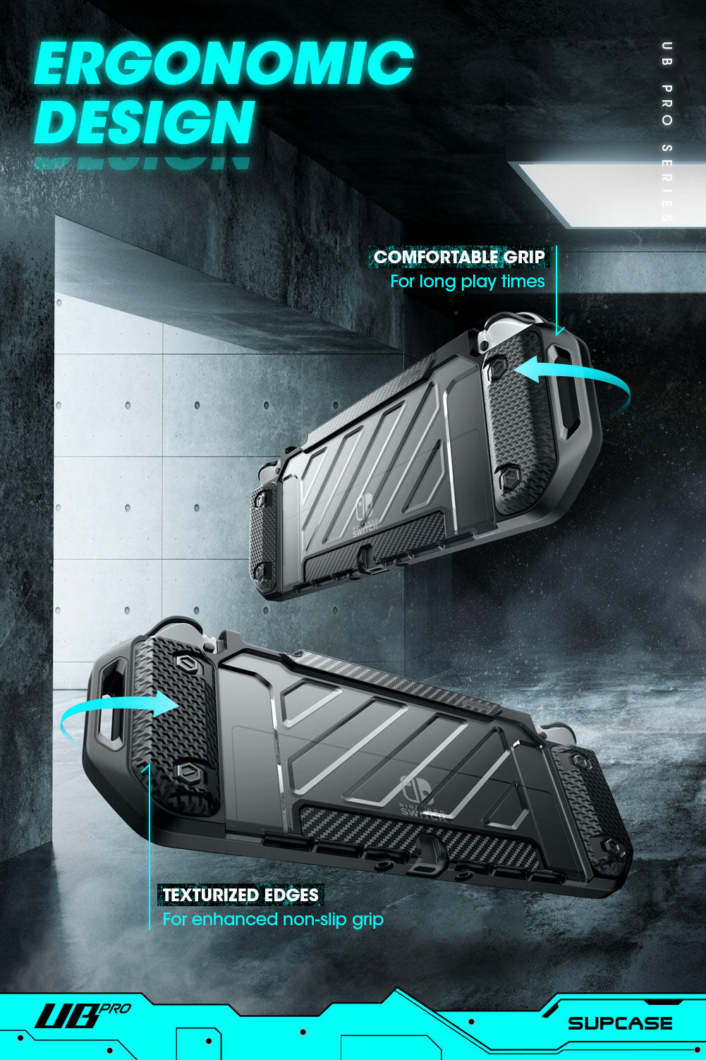 SUPCASE cho Bộ chuyển đổi Nintendo OLED trường hợp 2021 Unicorn Beetle PRO bảo vệ cấp quân sự công tắc điều khiển tương thích dockable bảo vệ Bìa Phụ kiện cho Bộ chuyển đổi Nintendo OLED
