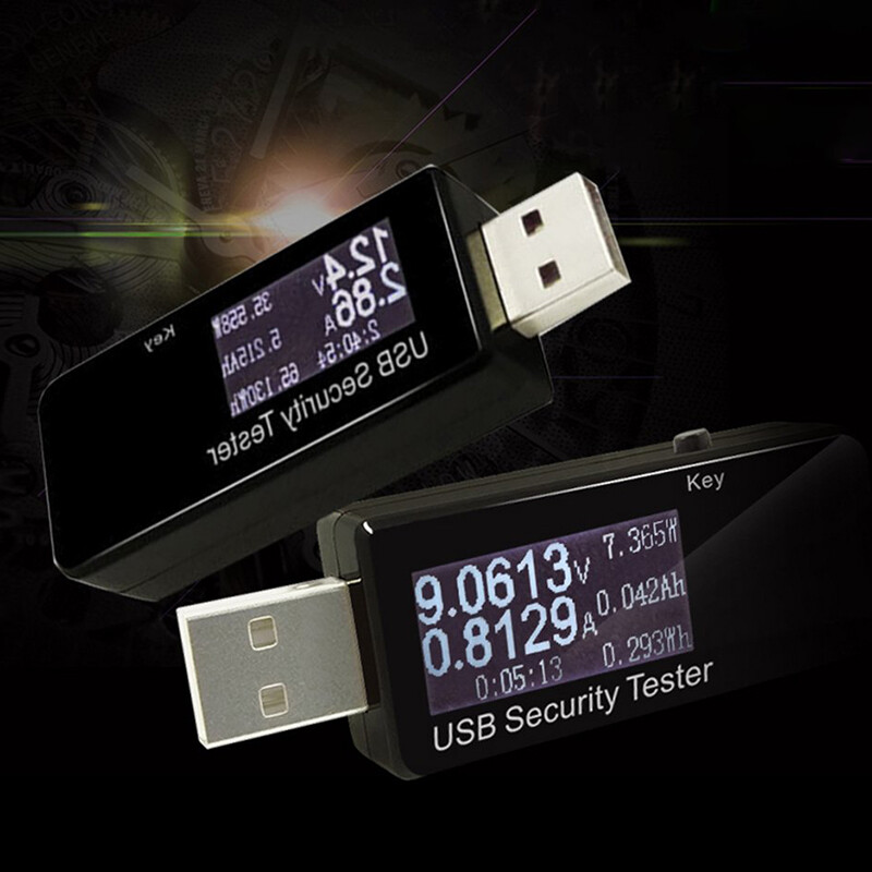 Mini USB Safety Tester LED Digital Voltmeter Ammeter Capacity Indicator Battery Voltage Charger Power Meter