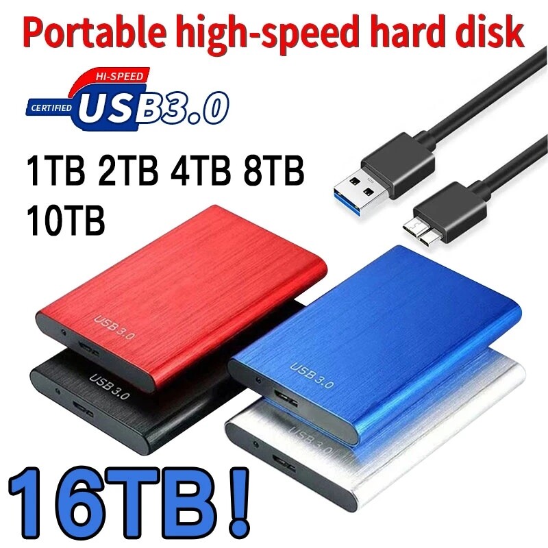 High-Speed 1TB SSD Portable External 2TB Solid State Hard Drive USB3.0 500GB Interface Mobile Hard disk For Laptop Mac Original