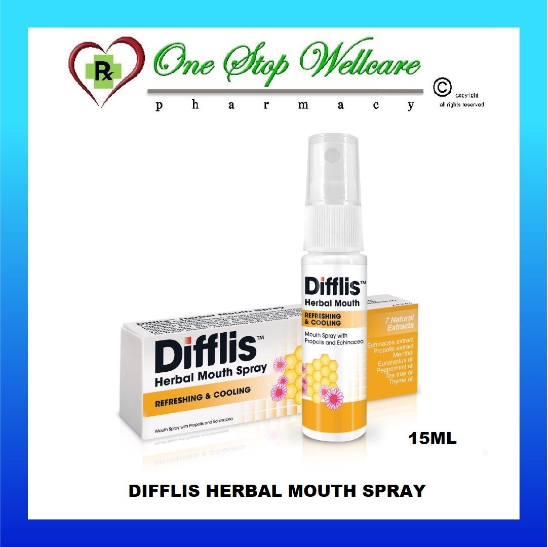 DIFFLIS HERBAL MOUTH SPRAY 15ML (EXP08/2024) Lazada