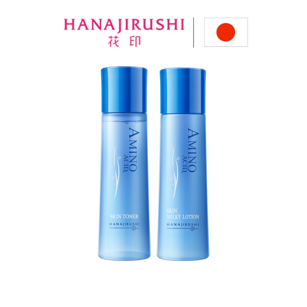 [Nhật Bản] HANAJIRUSHI Amino Acid Chăm Sóc Da Set (Toner 99Ml & Lotion 99Ml) giá rẻ