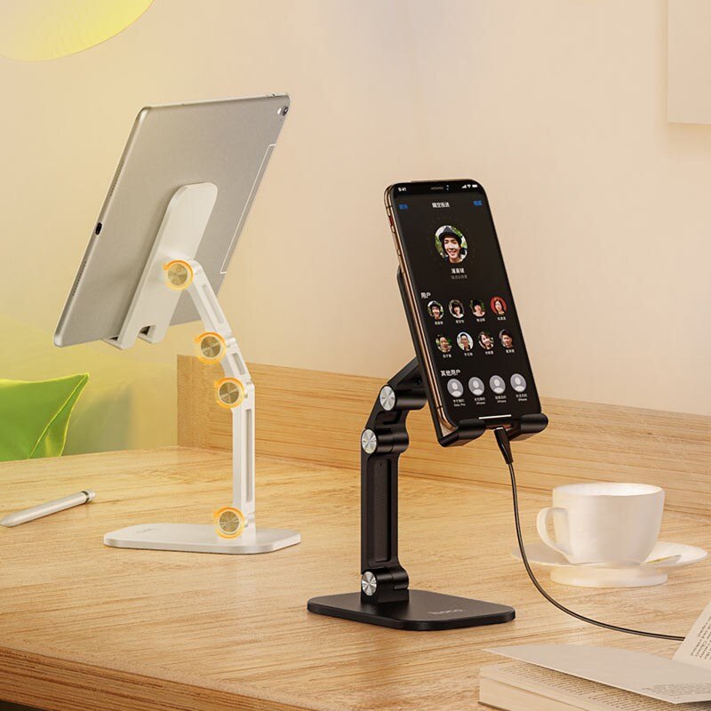 【Sen sản phẩm kỹ thuật số Store】Giá đỡ dụng cụ giữ điện thoại để bàn thông dụng giá đỡ máy tính bảng điện thoại di động di động có thể điều chỉnh đỡ điện thoại
